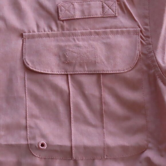 Xcaster UPF Sun Protction Fishing Shirt Vented Short Sleeves Button Front XL - Picture 8 of 11